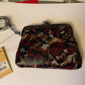 NWT Patricia Nash Borse Coin Purse Scarlet Bloom